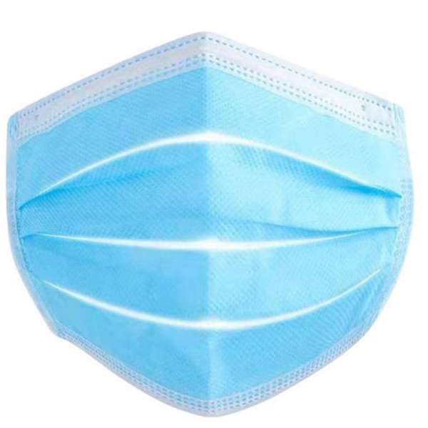 Ready To Shipping 3-Layer Disposable Face Mask With Comfortable Earloop